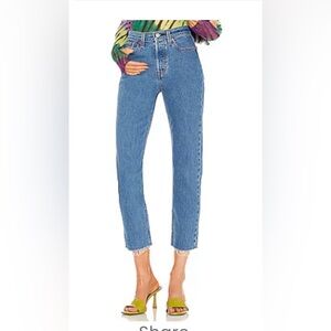 Levi’s Wedgie Straight Ankle in Jazz Wave